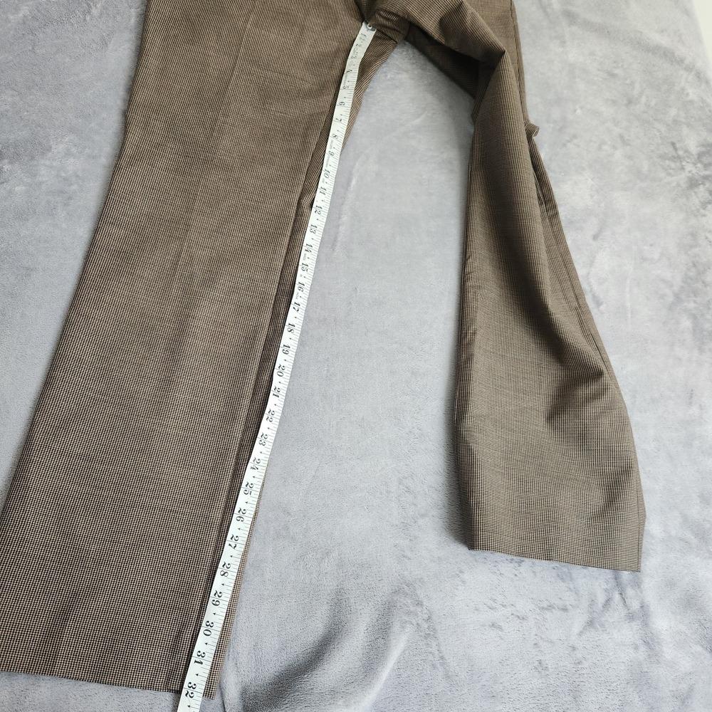 New Burberry London England Beige Wool Mohair Houndstooth Trousers IT 46 US 46 - Picture 3 of 15